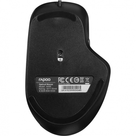 Мышь Rapoo N500 черный (12241) - фото 4
