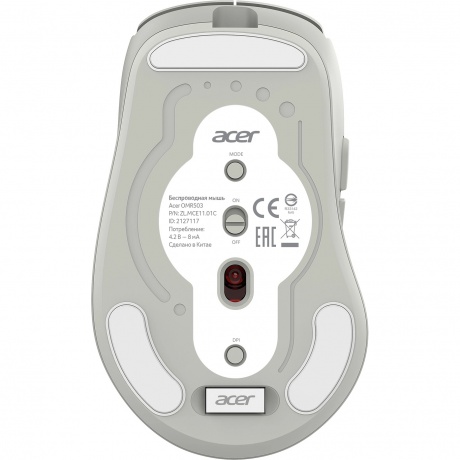 Мышь Acer OMR503 светло-серый (ZL.MCE11.01C) - фото 4
