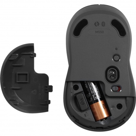 Мышь Logitech M550 темно-серый/серый (910-007446) - фото 11