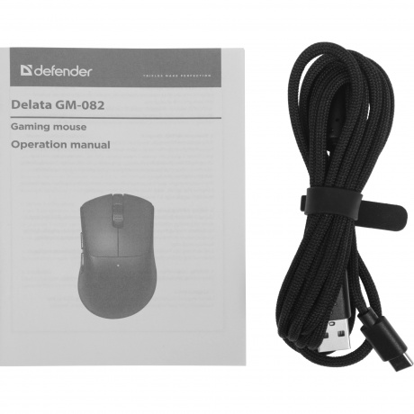 Мышь Defender Delata GM-082 черный (52082) - фото 10