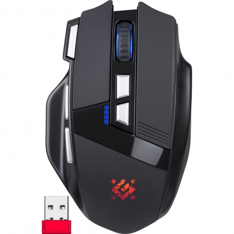 Мышь беспроводная Defender Knight GM-885 black (52885) - фото 2