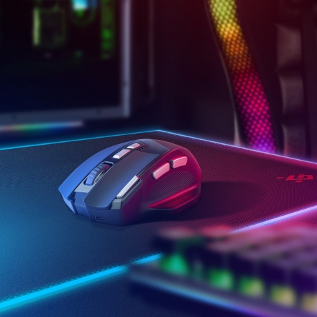 Мышь беспроводная Defender Knight GM-885 black (52885) - фото 11