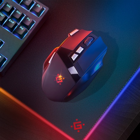 Мышь беспроводная Defender Knight GM-885 black (52885) - фото 12