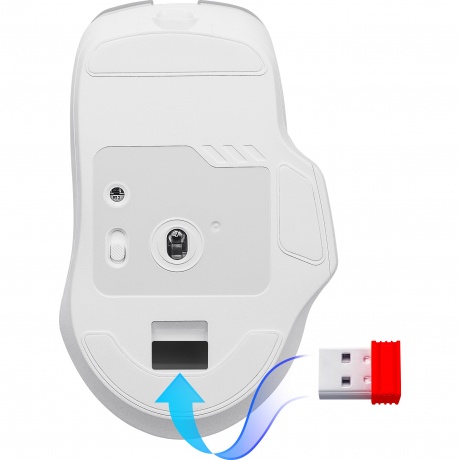 Мышь беспроводная Defender Astro Elite GM-056 white (52056) - фото 4