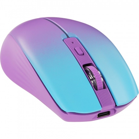 Мышь беспроводная Defender Mystery MM-301 violet (52301) - фото 5