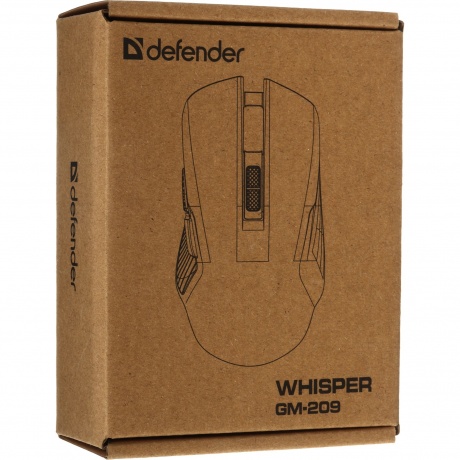Мышь беспроводная Defender Whisper GM-209 white (52208) - фото 9
