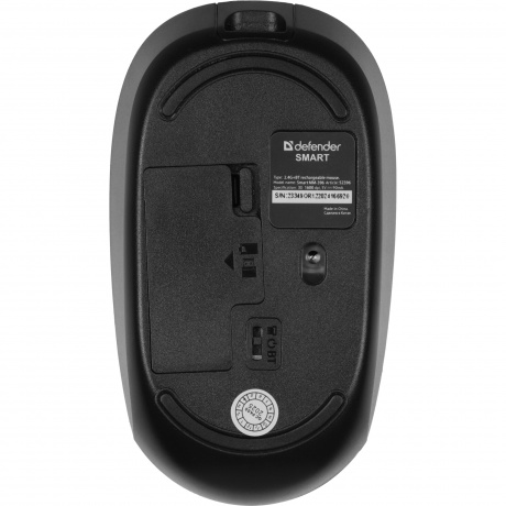 Мышь беспроводная Defender Smart MM-396 black (52396) - фото 2