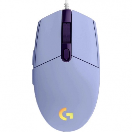 Мышь проводная Logitech G102 LightSync Lilac (910-005857) - фото 1