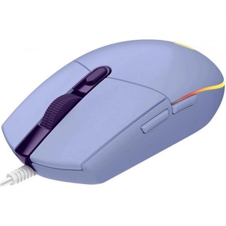 Мышь проводная Logitech G102 LightSync Lilac (910-005857) - фото 2