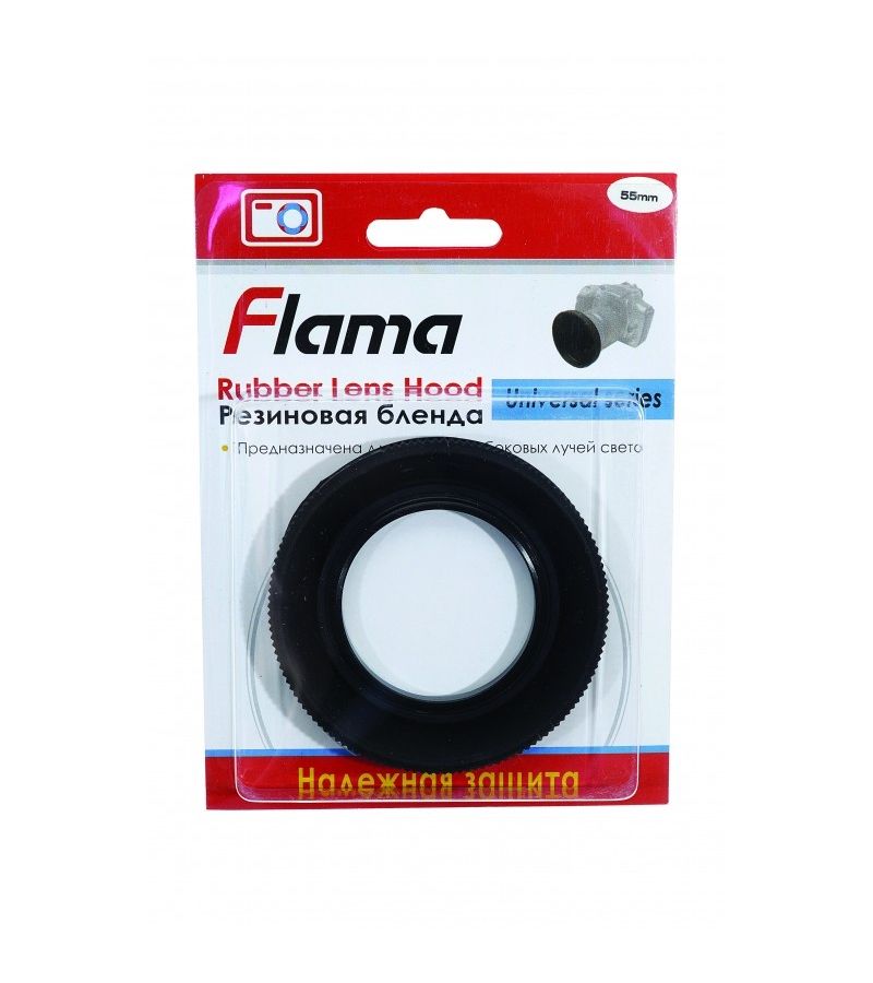 Бленда Flama резиновая ф 55 mm бленда flama резиновая 58mm