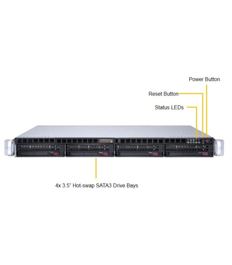 Серверная платформа Supermicro SYS-6019P-MTR - фото 2