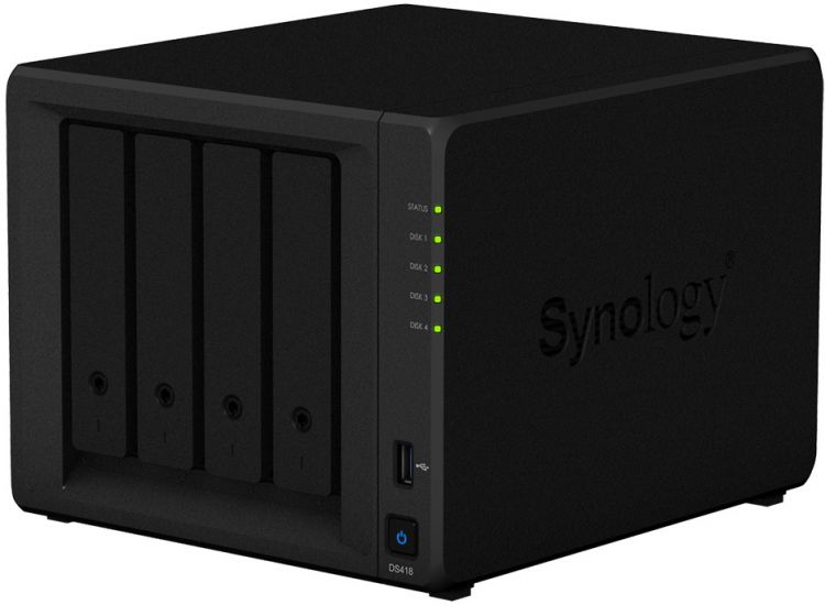 Сетевое хранилище NAS Synology DS418 USB3 - фото 1