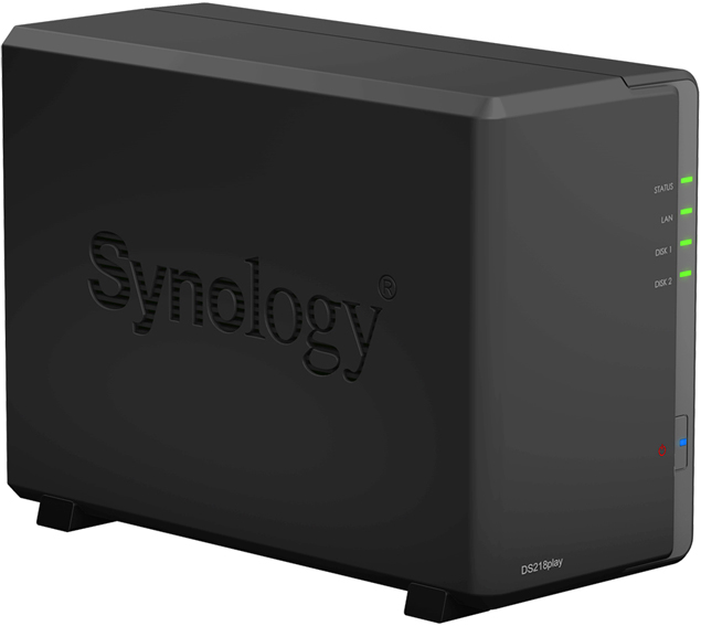 Сетевое хранилище NAS Synology DS218PLAY от Kotofoto