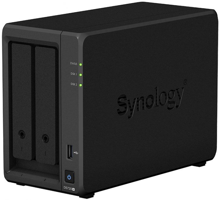 Сетевое хранилище Synology 2BAY NO HDD DS720+ - фото 1