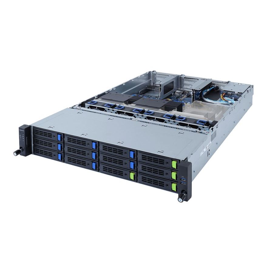 Серверная платформа Gigabyte 2U R262-ZA2 серверная платформа 1u r182 n20 gigabyte