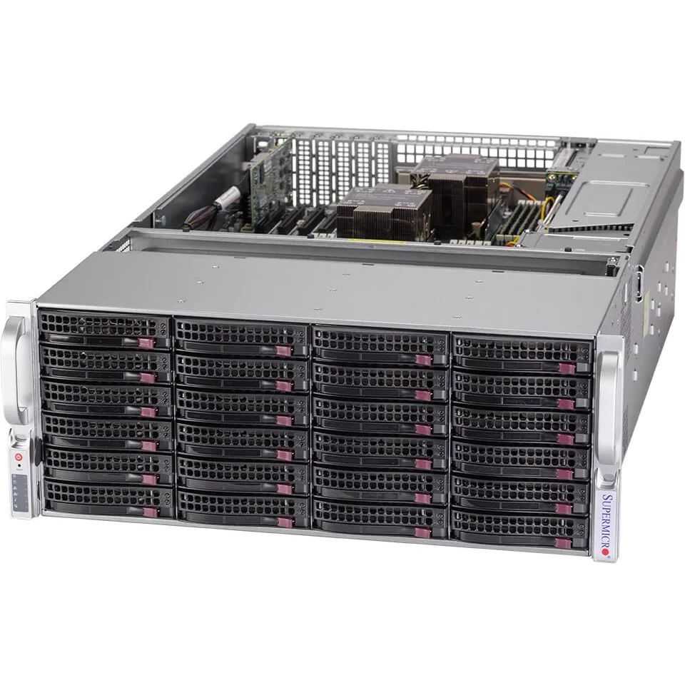 Серверная платформа Supermicro SuperStorage 4U (SSG-640P-E1CR36L) серверная платформа supermicro 2u ssg 6029p e1cr24l