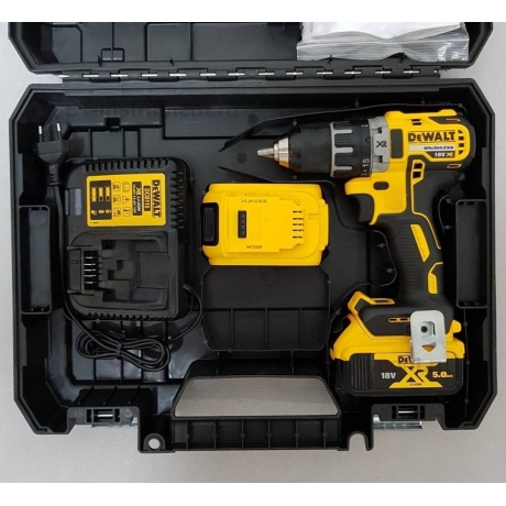 Дрель-шуруповерт аккумуляторная DeWalt DCD791P2 - фото 6