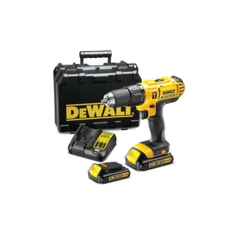 Дрель-шуруповерт аккумуляторная DeWalt DCD776S2 - фото 2