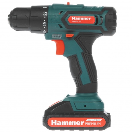 Дрель аккумуляторная Hammer ACD143Li 2.0 Premium