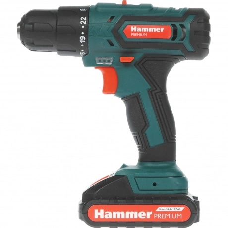 Дрель аккумуляторная Hammer ACD143Li 2.0 Premium