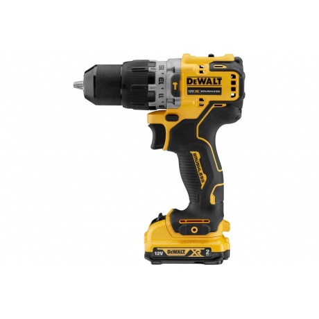 Дрель-шуруповерт бесщеточная аккумуляторная DeWalt DCD701D2-QW - фото 2