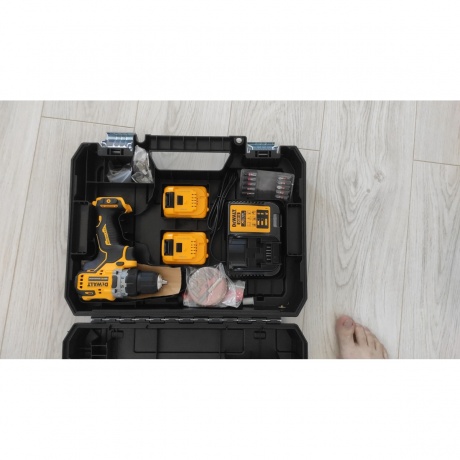 Дрель-шуруповерт бесщеточная аккумуляторная DeWalt DCD701D2-QW - фото 29