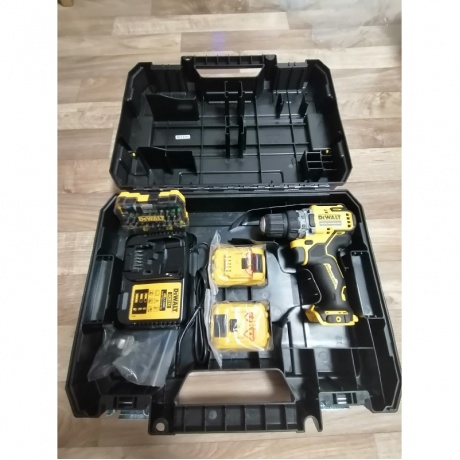Дрель-шуруповерт бесщеточная аккумуляторная DeWalt DCD701D2-QW - фото 36