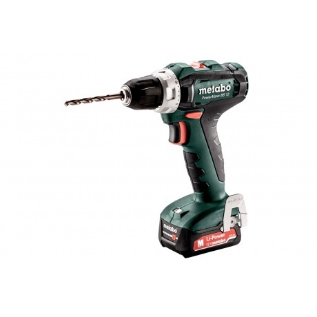 Дрель-шуруповерт аккумуляторная Metabo PowerMaxx BS 12 (601036500) - фото 1