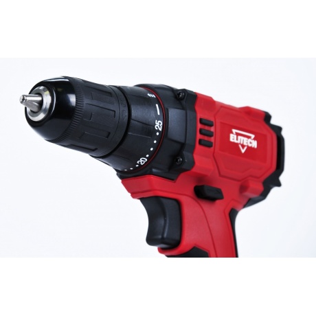 Дрель аккумуляторная Elitech ДА 12БЛ2 (191606) - фото 12