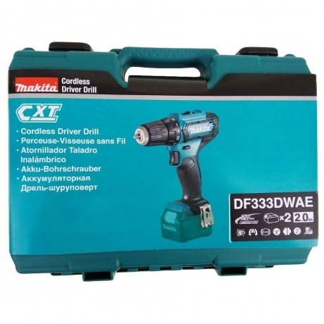 Дрель-шуруповерт аккумуляторная Makita DF333DWAE - фото 6