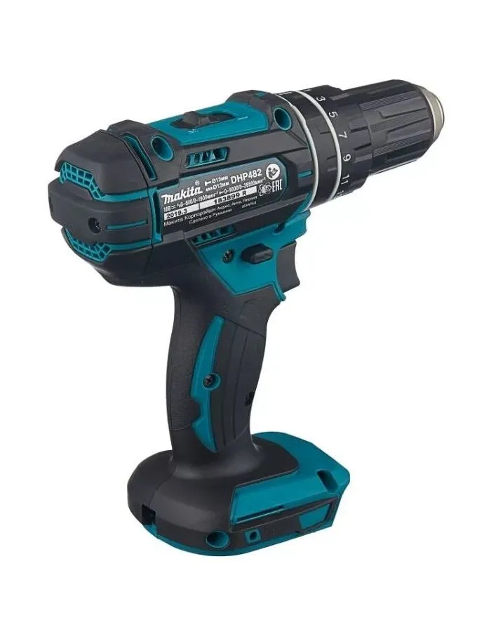 Дрель-шуруповерт аккумуляторная ударная Makita DHP482Z - фото 2