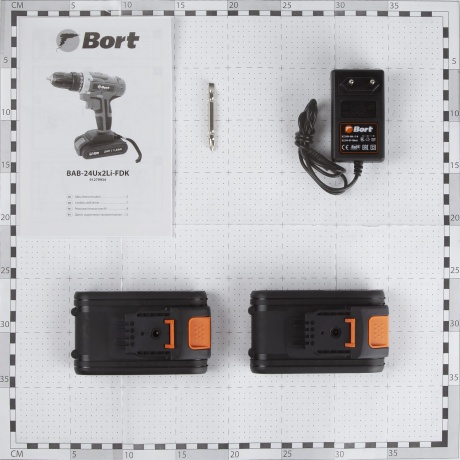 Дрель-шуруповерт аккумуляторная Bort BAB-24Ux2Li-FDK 91279934 - фото 7