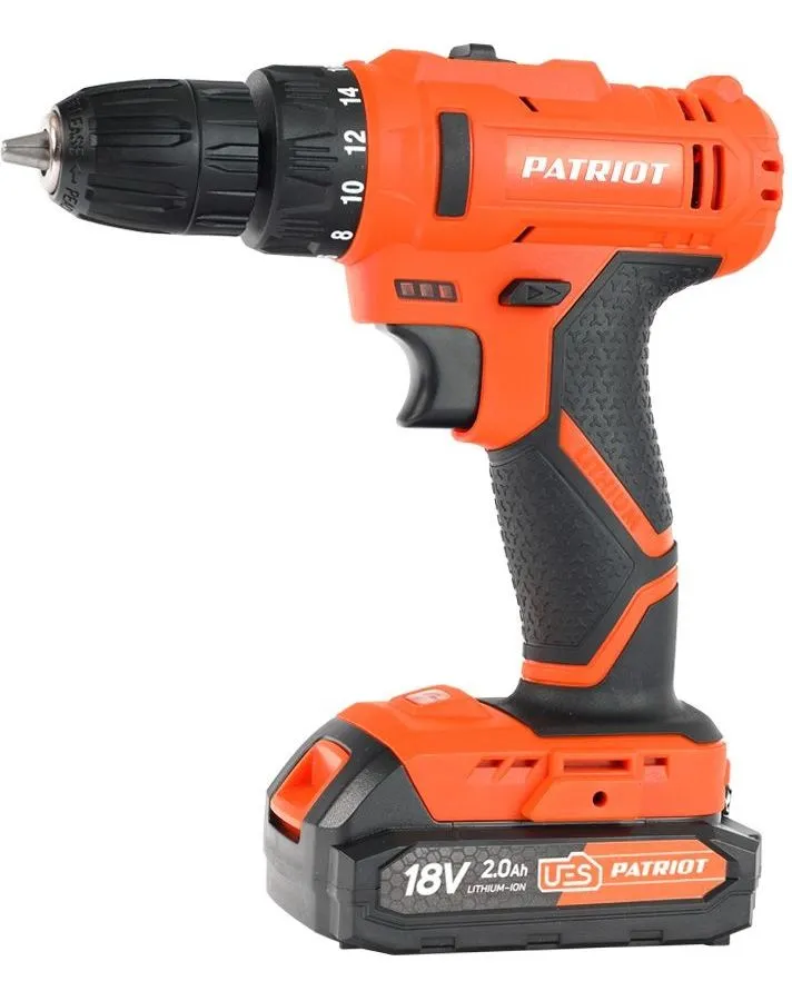 Дрель-шуруповерт аккумуляторная Patriot BR 187UES 180301547 - фото 2