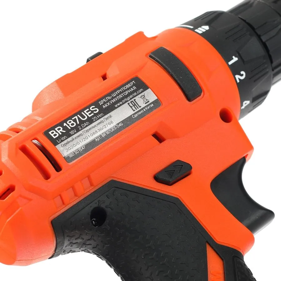 Дрель-шуруповерт аккумуляторная Patriot BR 187UES 180301547 - фото 9