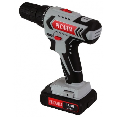 Дрель-шуруповерт аккумуляторная Ресанта ДА-14-2Л (75/14/3)