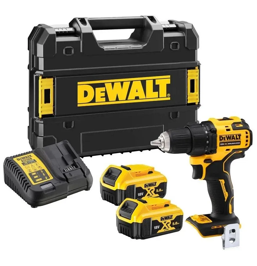 Дрель-шуруповерт аккумуляторная DeWalt DCD708P2T-QW - фото 2
