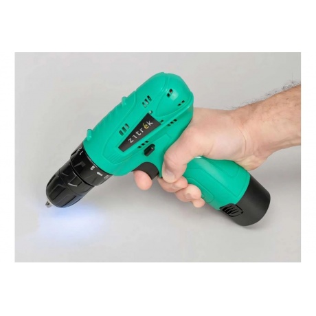 Дрель-шуруповерт аккумуляторная Zitrek Green 12 (063-4071) - фото 14