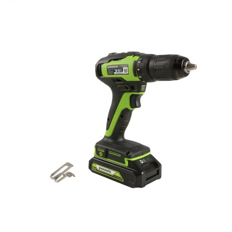 Дрель-шуруповерт аккумуляторная Greenworks GD24DD35 3704007 - фото 2