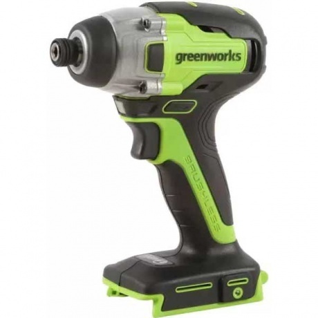Винтоверт ударный аккумуляторный Greenworks GD24ID3 3802807 - фото 1