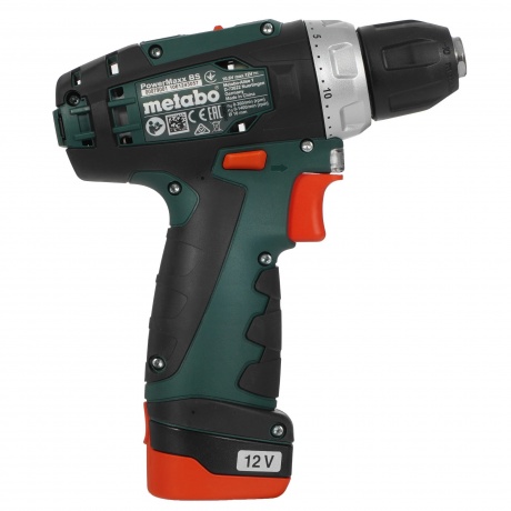 Дрель-шуруповерт аккумуляторная Metabo PowerMaxx BS Basic (600984500) - фото 4