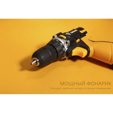 Аккумуляторная дрель-шуруповерт 20В Deko DKCD20FU-Li - фото 5