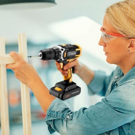 Аккумуляторная дрель-шуруповерт 20В Deko DKCD20FU-Li - фото 10