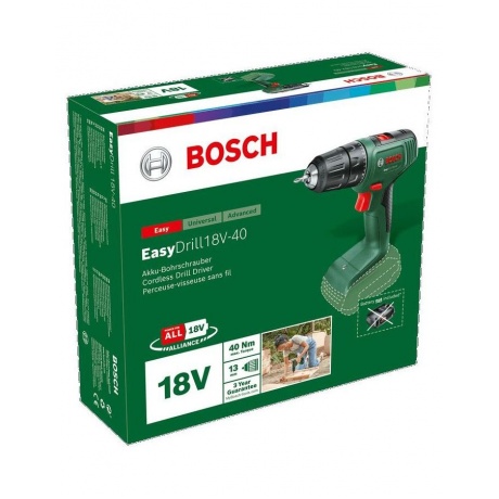 Аккумуляторная дрель-шуруповерт Bosch Easydrill 18V-40 06039D8005 - фото 3