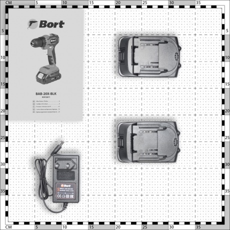 Дрель-шуруповерт аккумуляторная Bort BAB-20X-BLK (2x1,5Ah) - фото 8