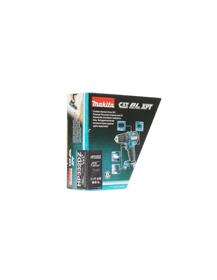 Дрель-шуруповерт Makita HP332DZ аккум. патрон:быстрозажимной - фото 10