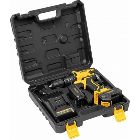 Дрель-шуруповерт аккумуляторная CDL-12-02BM, Li-Ion, 12 В, 2 акк. Denzel - фото 3