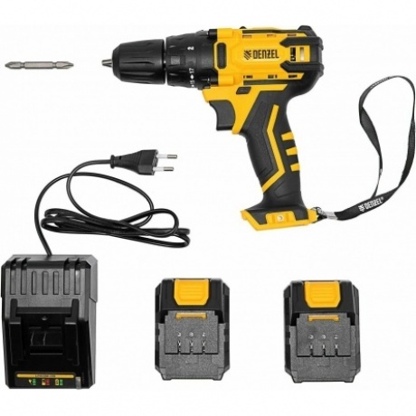 Дрель-шуруповерт аккумуляторная CDL-12-02BM, Li-Ion, 12 В, 2 акк. Denzel - фото 4