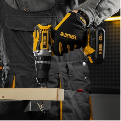 Дрель-шуруповерт аккумуляторная ударная бесщет CIDB-18-02, Li-Ion, 18 В  Denzel - фото 26