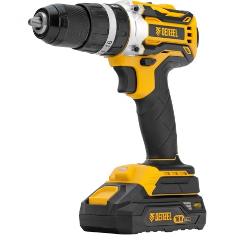 Дрель-шуруповерт аккумуляторная ударная бесщет CIDB-18-02, Li-Ion, 18 В  Denzel - фото 4