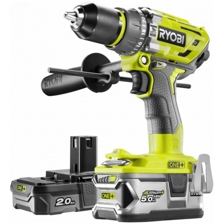 Дрель-шуруповерт бесщеточная ударная R18PD7-252S 5133004391 Ryobi One+ - фото 3